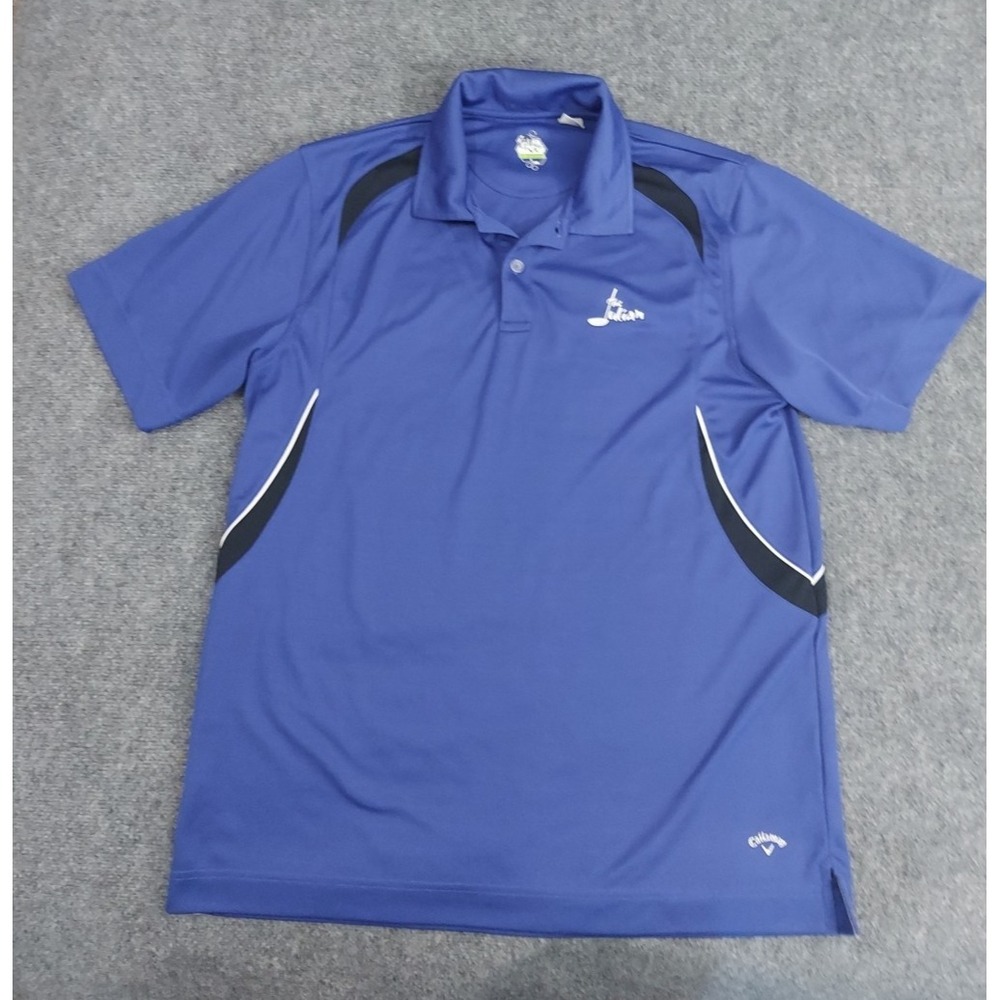 Callaway‎ Polo Golf Shirt Mens Large Purple X Series Embroidered Julian Club